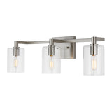 LED Bath Wall Sconce — W: 24.63" × H: 7.75" × D: 6.38"