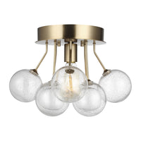 One Light Semi-Flush Mount
