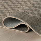 Nate Berkus Watts Modern Checkered Washable Area Rug