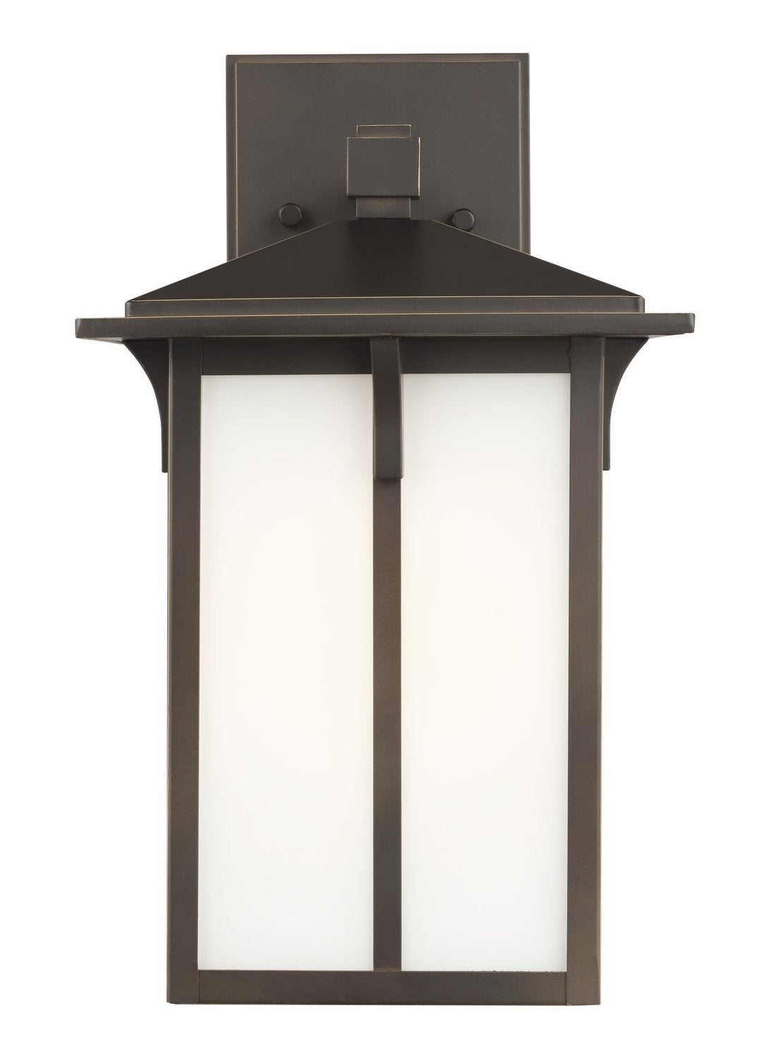 Tomek 14" Lantern — Etched / White Inside