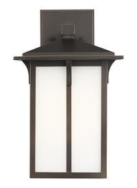 Tomek 14" Lantern — Etched / White Inside