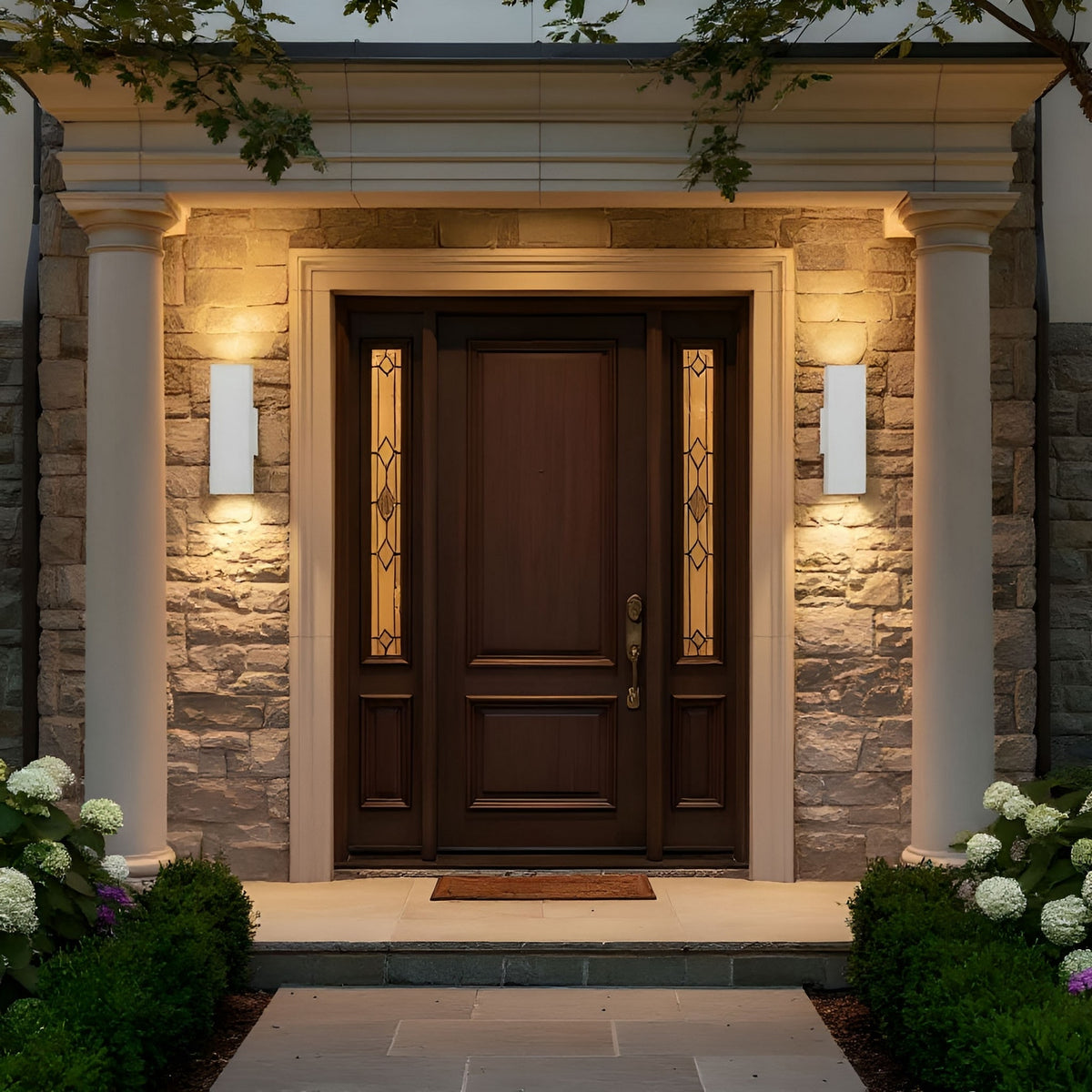 Two Light Wall Lantern — 18.50", Pohl