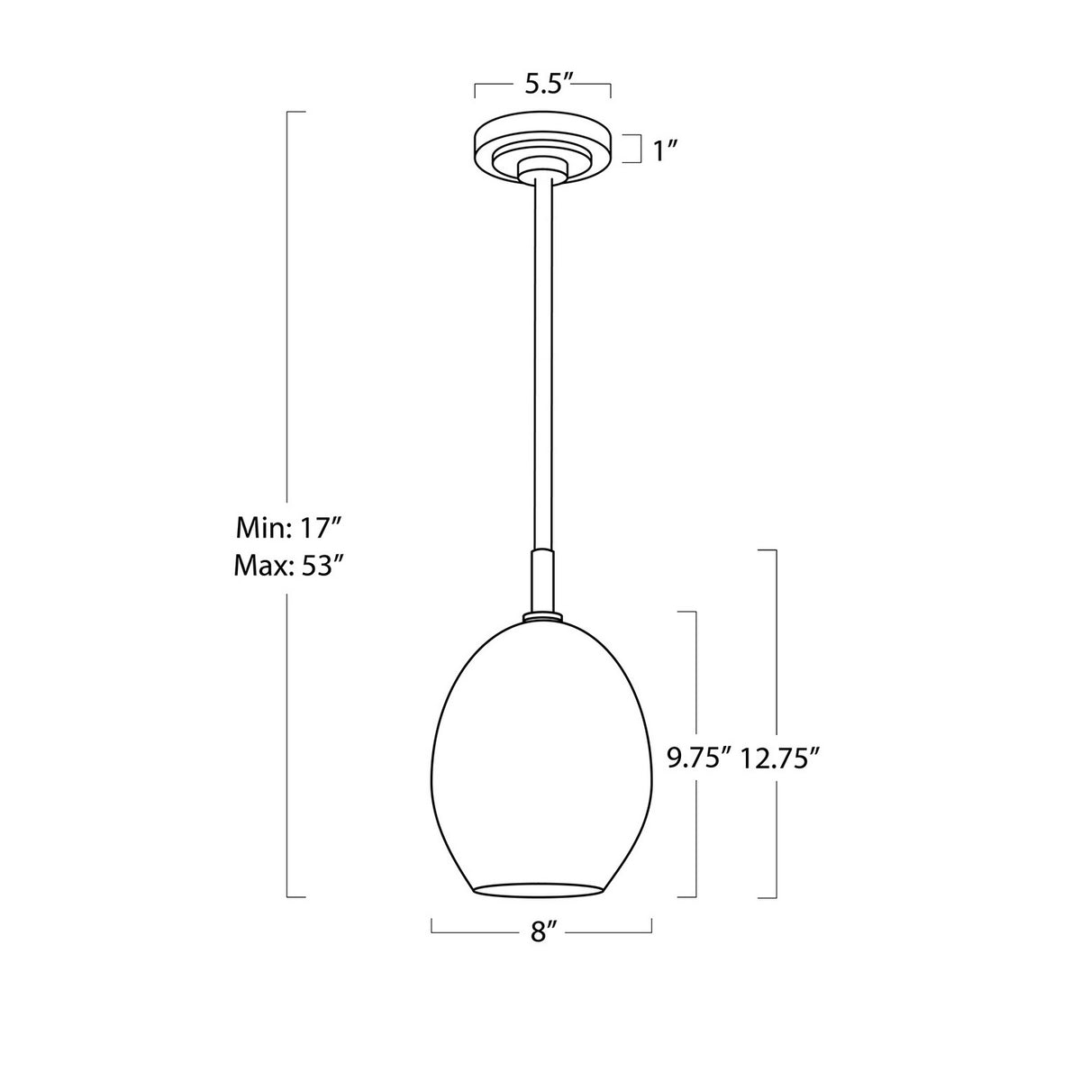 Artemis One Light Pendant