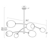 Artemis Six Light Chandelier