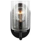 Oslo One Light Bath — Clear Seeded