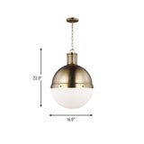 Hanks Large Pendant — 75 W
