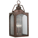 Three Light Outdoor Wall Lantern — 8.63"