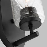 Oslo One Light Bath — Clear Seeded