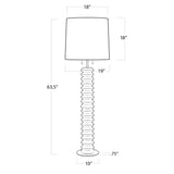 Accordion Two Light Floor Lamp