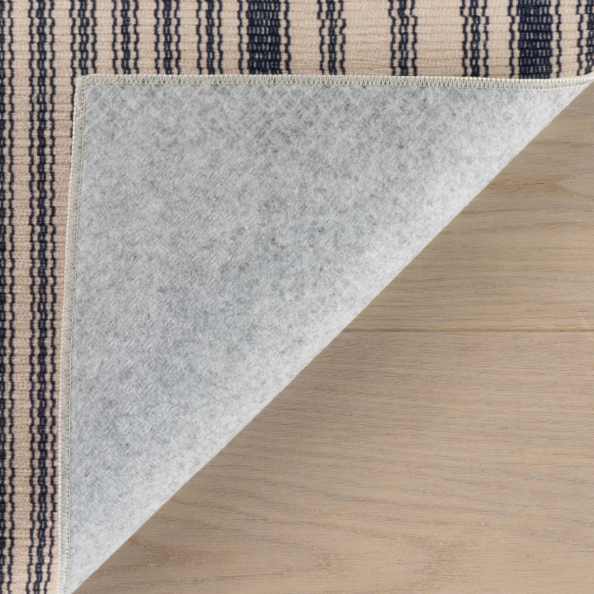 Axiom Coastal Striped Machine Washable Rug