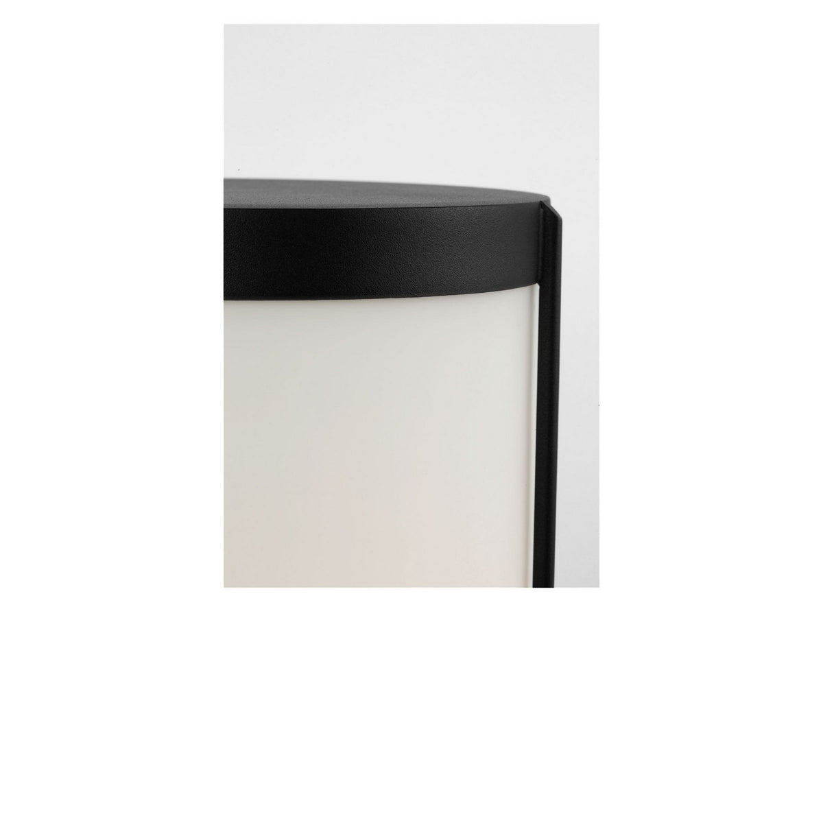 Luning 13 One Light Outdoor Post Lantern — Etched White Glass