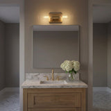 Keaton 16" Bath Sconce — Crackle
