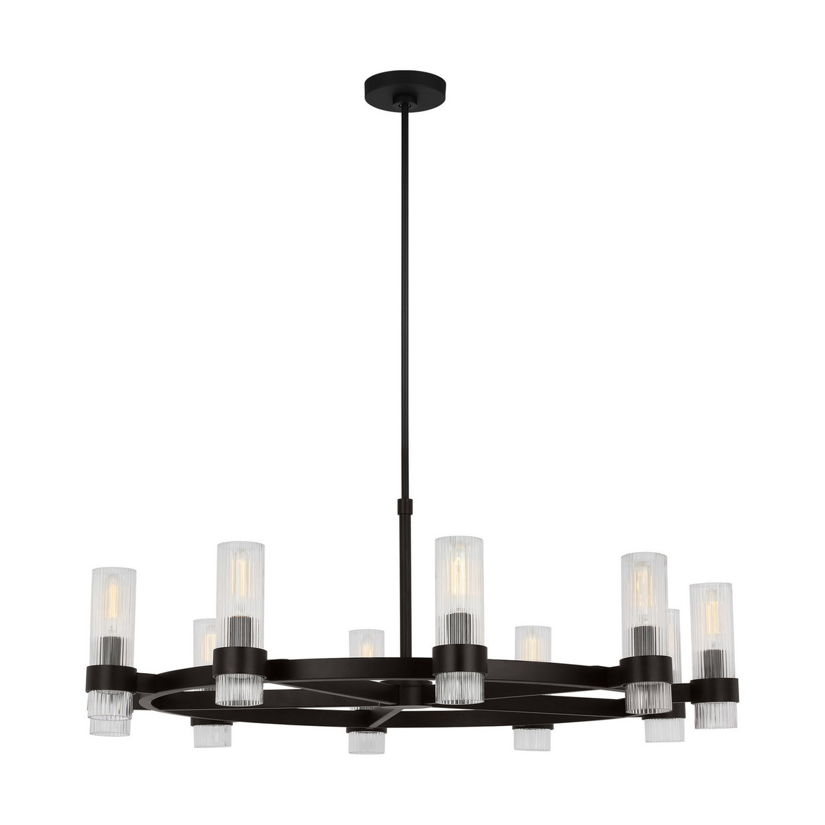 Eight Light Chandelier — 42"