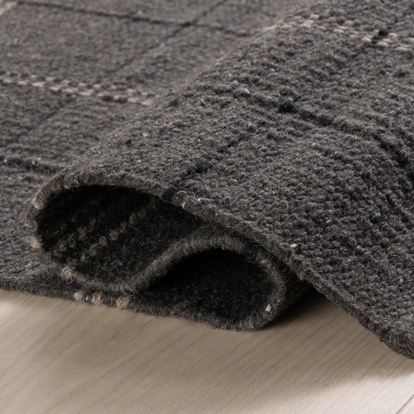 Nate Berkus Downing Plaid Wool Cozy Area Rug