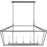 Five Light Linear Chandelier