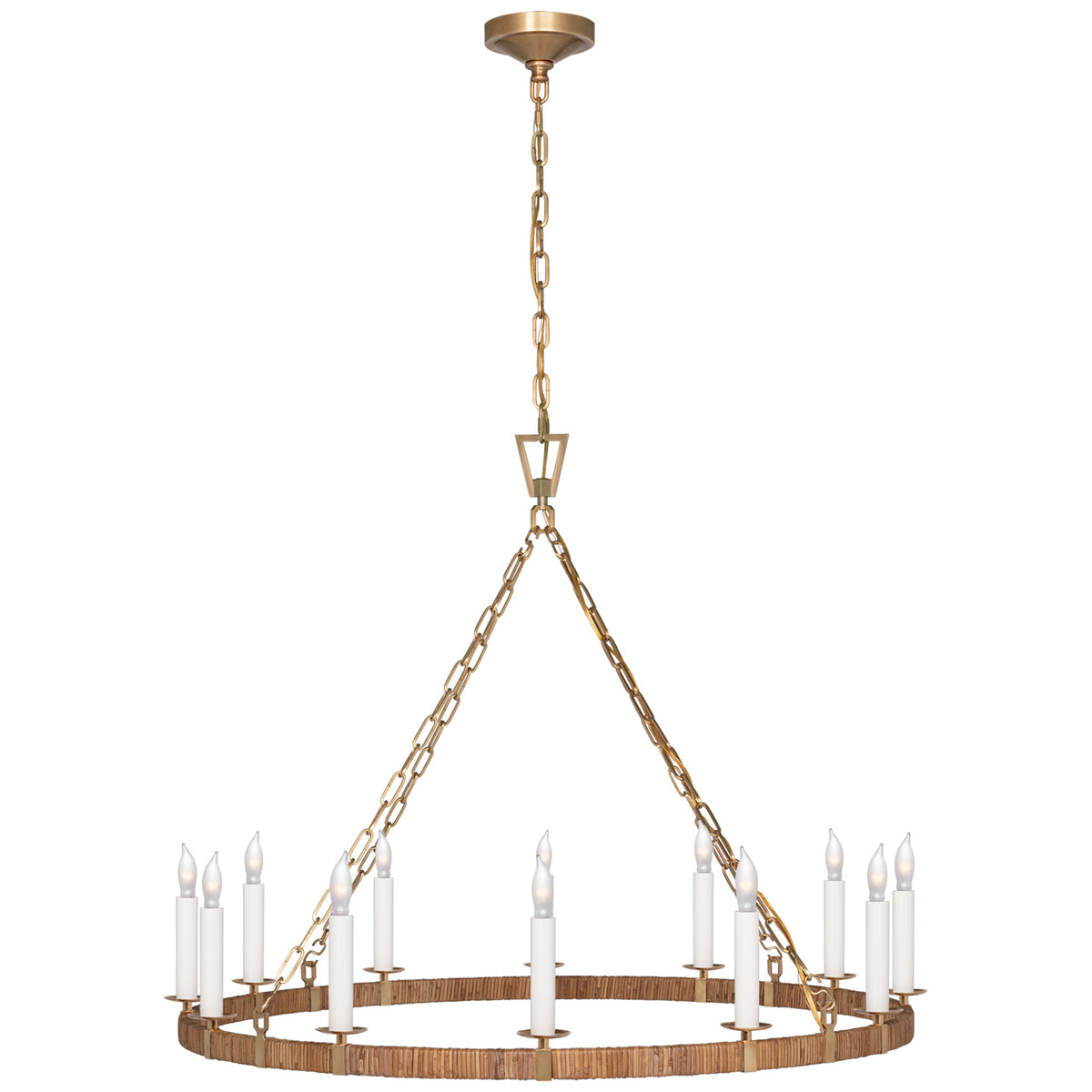 Darlana Large Wrapped Ring Chandelier