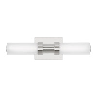 LED Bath Wall Sconce — W: 4.75" × H: 18.00" × D: 4.50"
