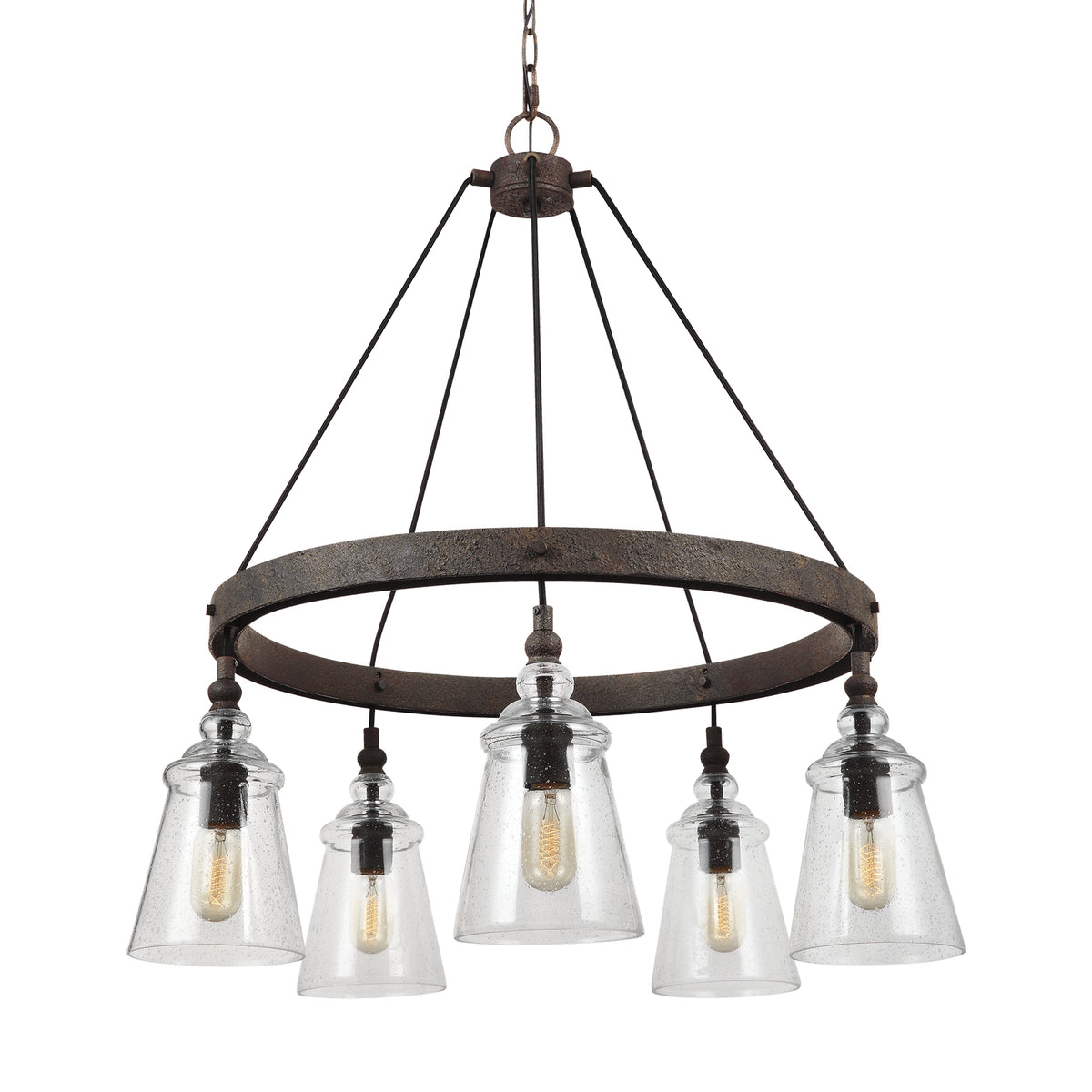 Loras Five Light Chandelier