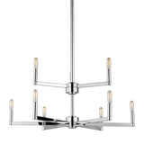 Nine Light Chandelier — 24.25", 60 W