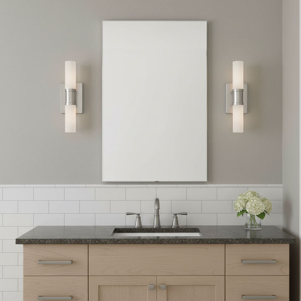 Two Light Bath Vanity — 16.00"