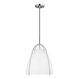 Norman Medium Pendant — Matte White, 9 W