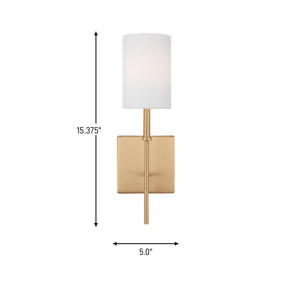 One Light Bath Vanity — 15.38"