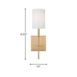 One Light Bath Vanity — 15.38"