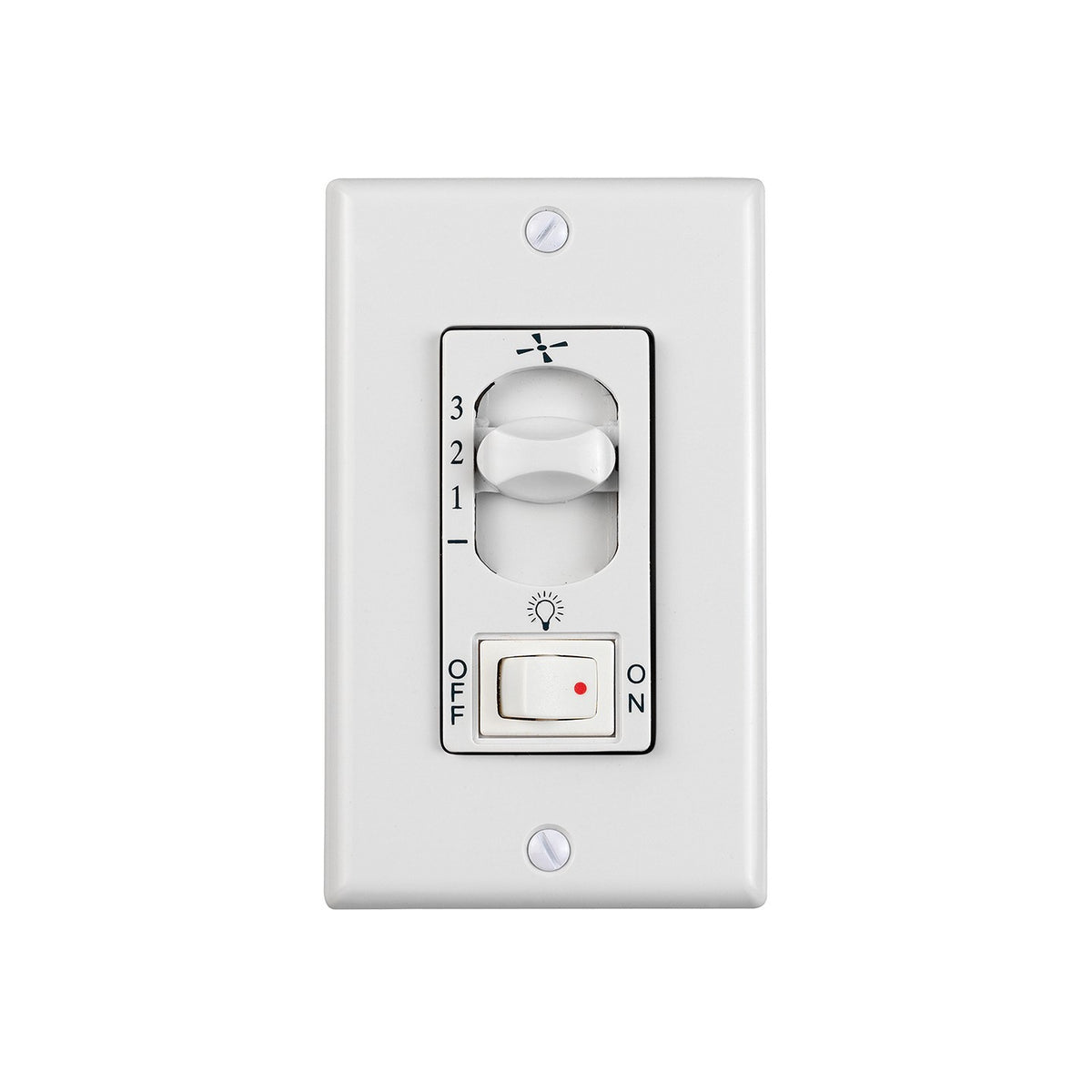3-Speed Wall Control with On/Off Light Switch