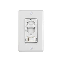 3-Speed Wall Control with On/Off Light Switch