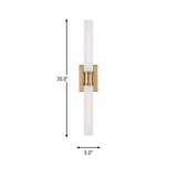 Two Light Bath Vanity — 30.00"