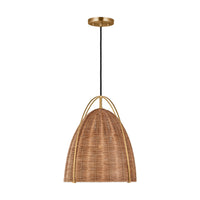 Norman Medium Wicker Pendant