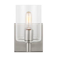 LED Bath Wall Sconce — W: 4.75" × H: 7.75" × D: 6.38"