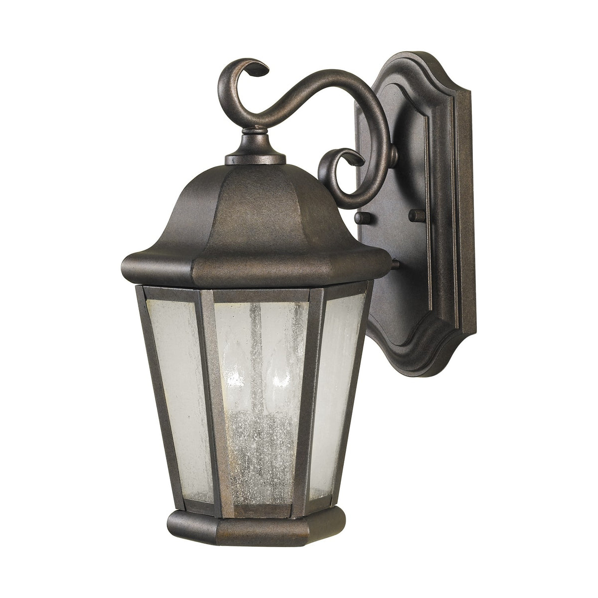 Two Light Outdoor Wall Lantern — 14.50", Torpedo Bulb
