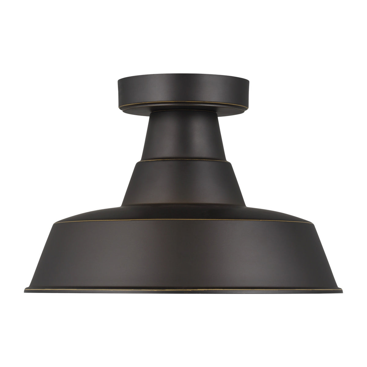 One Light Outdoor Flush Mount — 7.75", 75 W