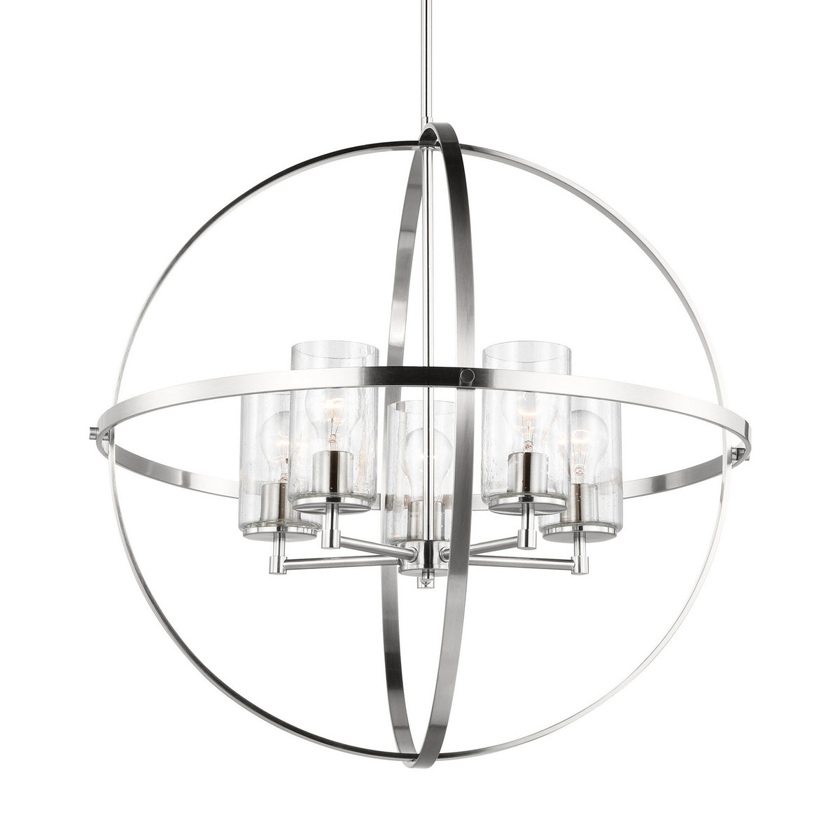Alturas 5-Light Chandelier — Clear Seeded
