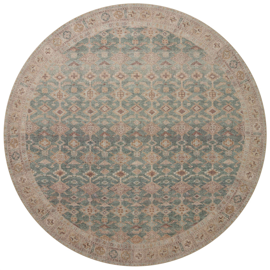 Aubrey Rug 02 | Aqua / Sand