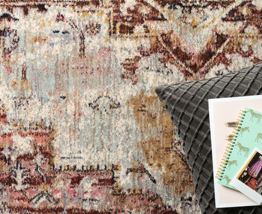 Anastasia Rug 08 | Slate / Multi