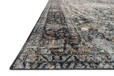 Anastasia Rug 24 | Charcoal / Sunset