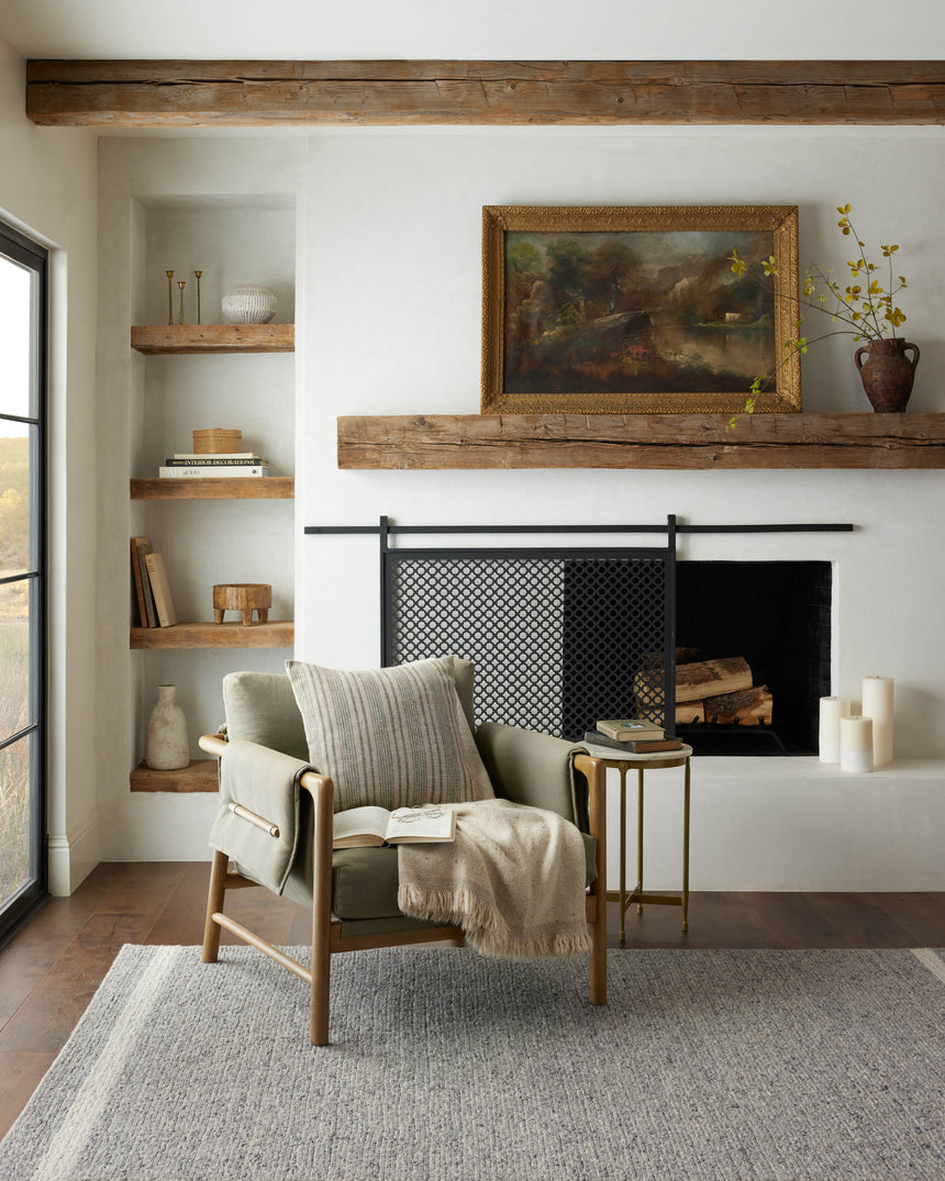 Ashby Rug 04 | Slate / Ivory