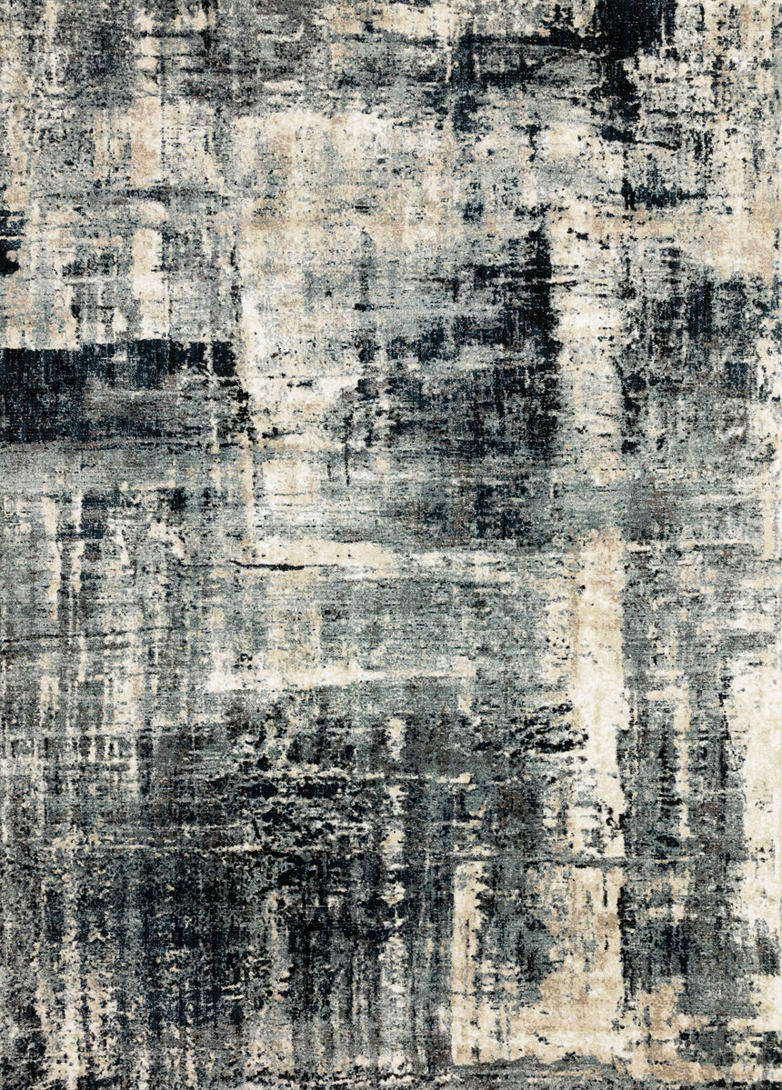 Augustus Rug 01 | Navy / Dove