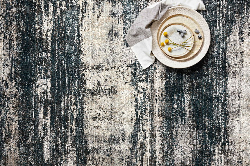 Augustus Rug 07 | Navy / Stone