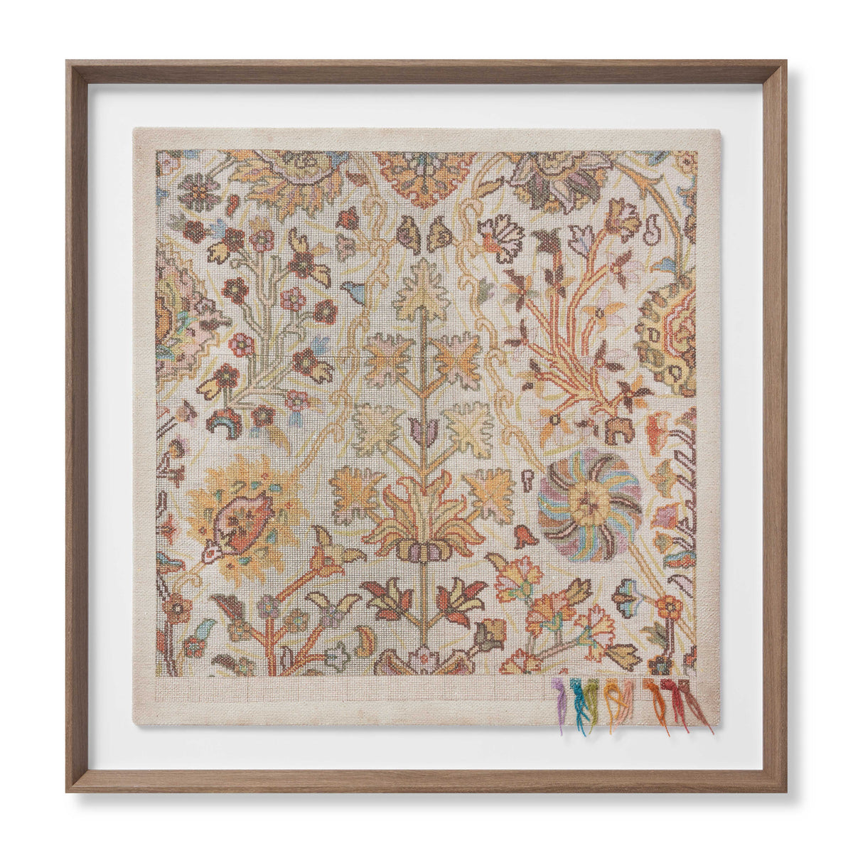Rug Map Pastels Wall Art