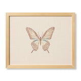 Butterfly Beige Wall Art