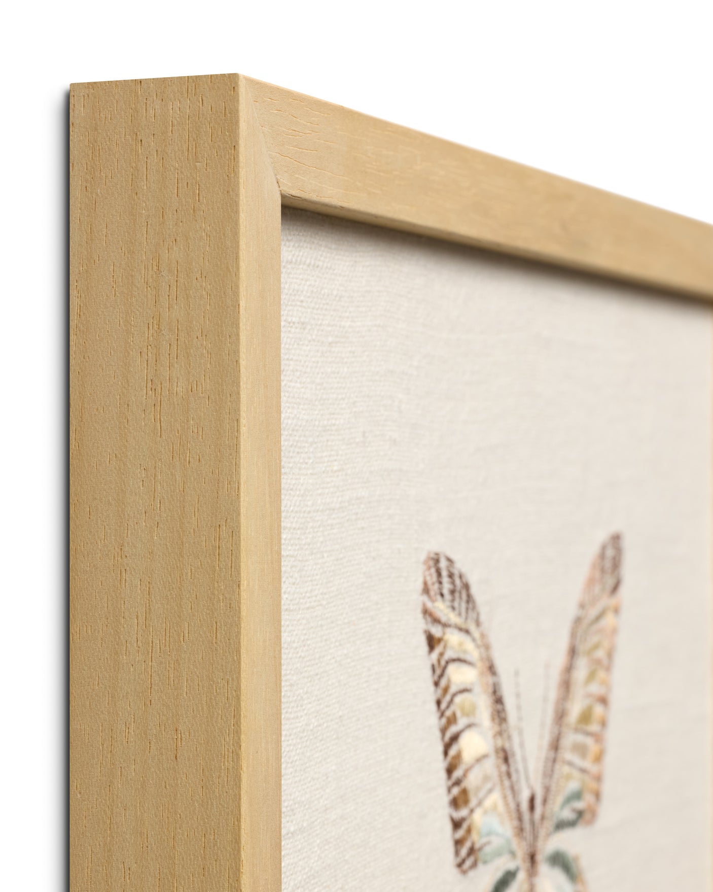 Butterfly Beige Wall Art