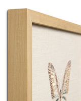 Butterfly Beige Wall Art