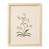 Pixie Flowers Beige Wall Art