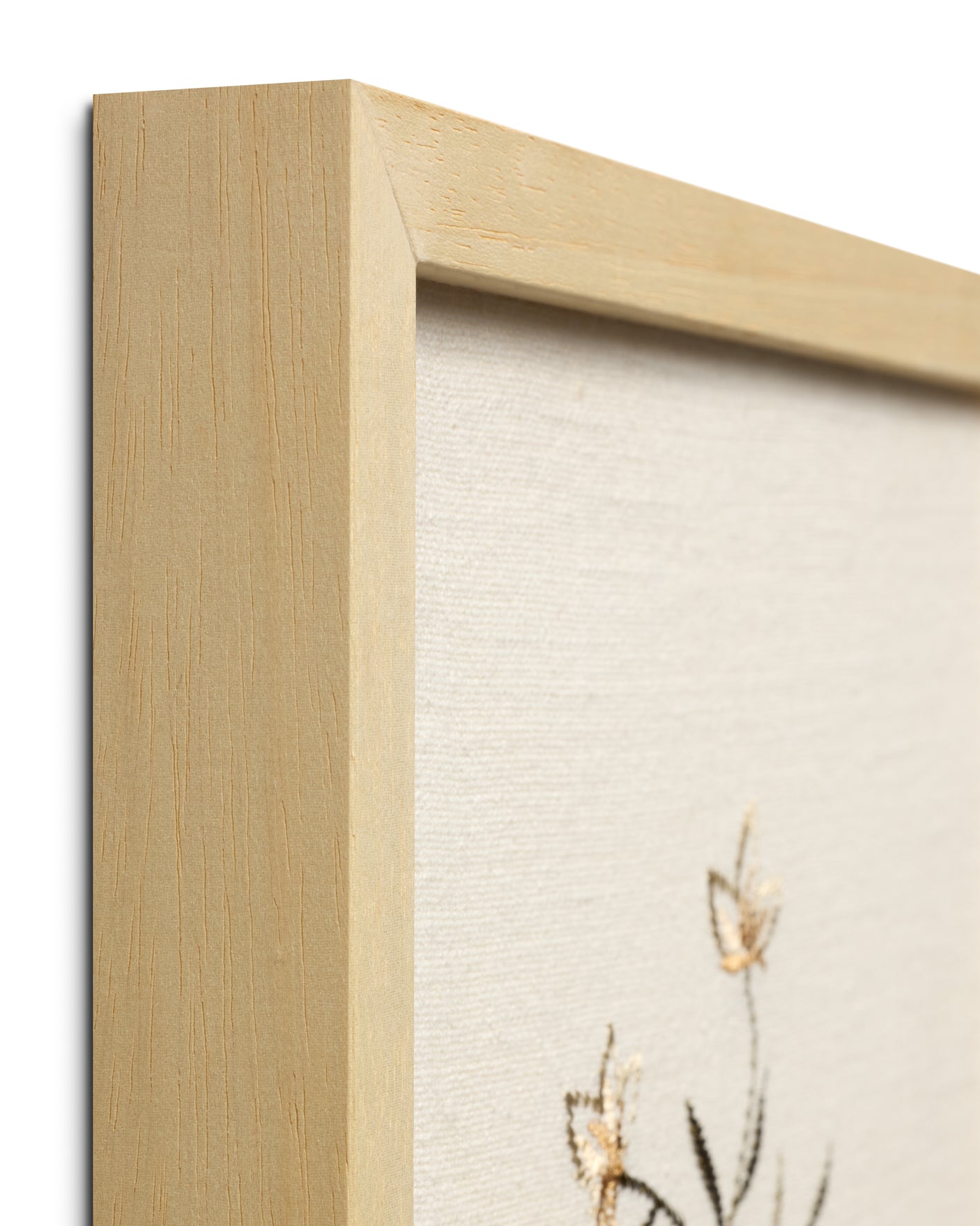 Pixie Flowers Beige Wall Art