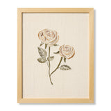 Rose Bud Beige Wall Art