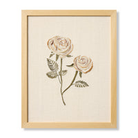 Rose Bud Beige Wall Art