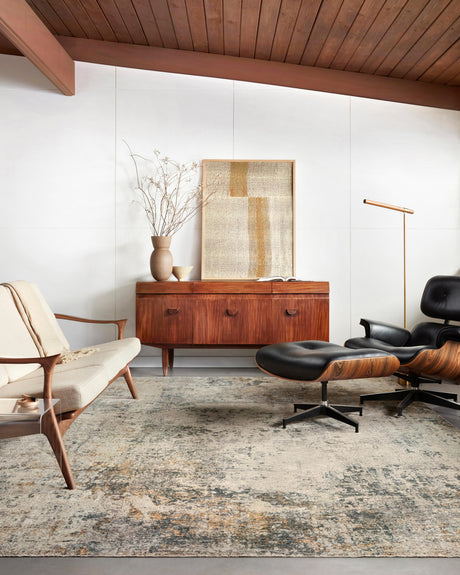 Axel Rug 04 | Ocean / Beige